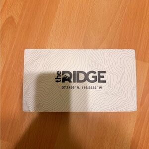 Brand new ridge topographic cardholder